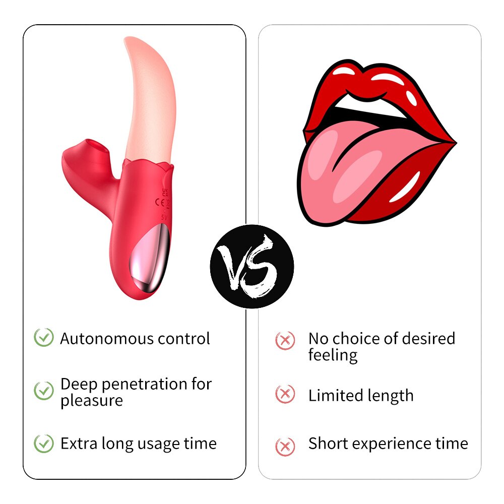 Tongue Licking Vibrator